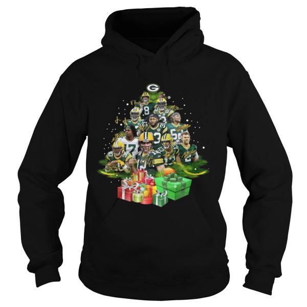 Green Bay Packers Players Christmas Tree shirt