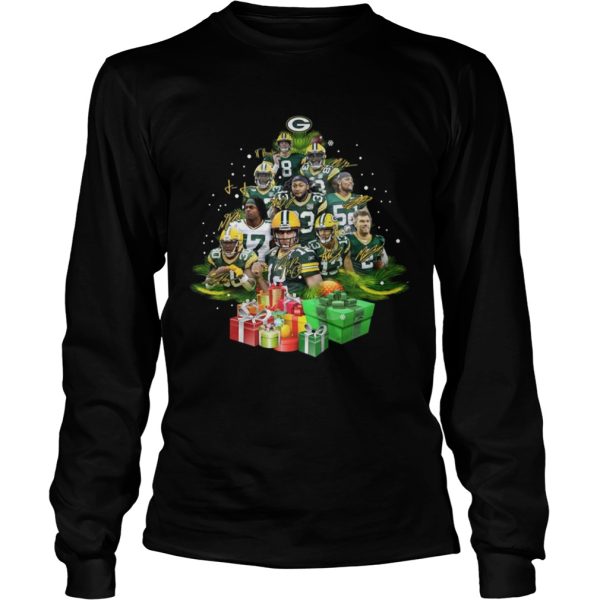 Green Bay Packers Players Christmas Tree shirt