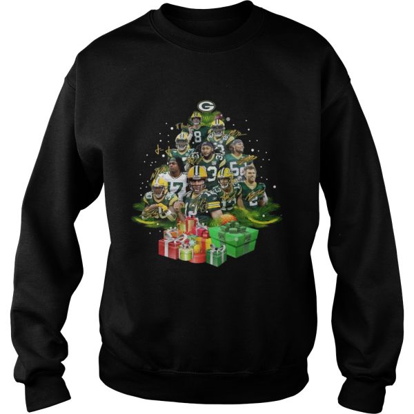 Green Bay Packers Players Christmas Tree shirt