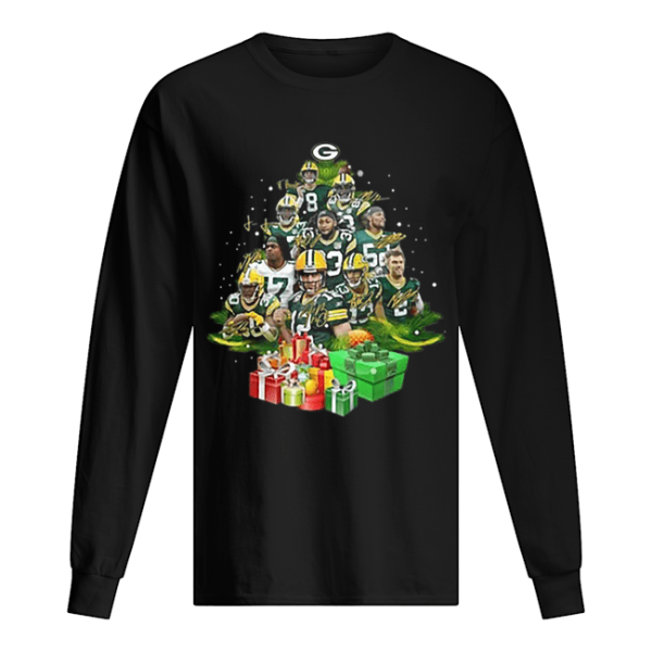 Green Bay Packers Players Christmas Trees shirt