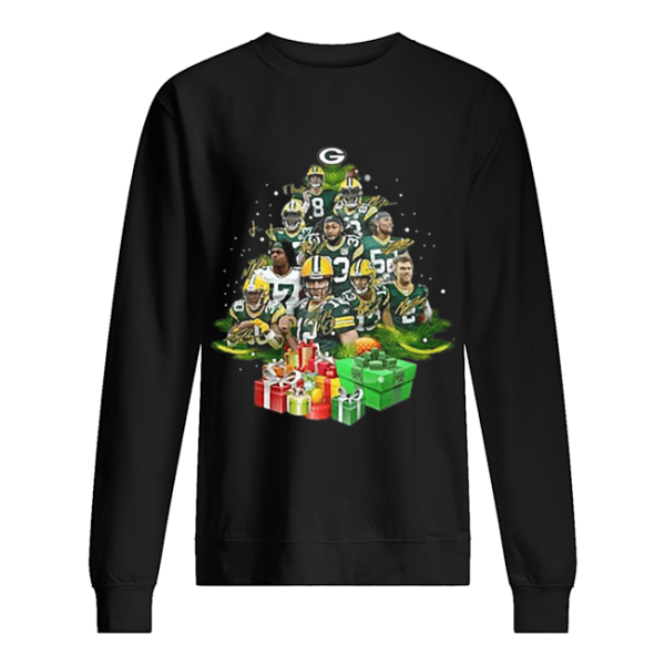 Green Bay Packers Players Christmas Trees shirt