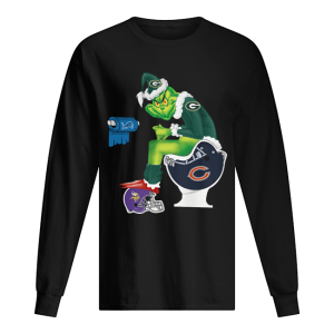 Green Bay Packers The Grinch Santa Chicago Bears Toilet Minnesota Vikings Detroit shirt Green Bay Packers The Grinch Santa Chicago Bears Toilet Minnesota Vikings Detroit shirt