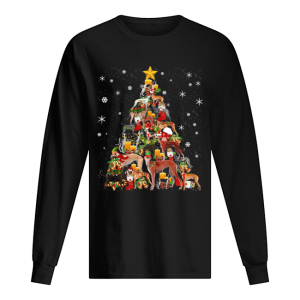 Greyhound Christmas Tree Shirt Greyhound Christmas Tree Shirt