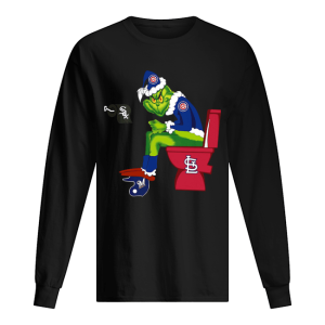 Grinch Chicago Cubs and St. Louis Cardinals toilet shirt Grinch Chicago Cubs and St. Louis Cardinals toilet shirt