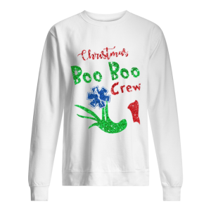 Grinch Hand Holding EMS Christmas Boo Boo Crew shirt 1 Grinch Hand Holding EMS Christmas Boo Boo Crew shirt 2