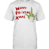 Grinch Hand Merry Fucking Xmas Christmas T-Shirt