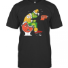 Grinch Pittsburgh Steelers Shit On Toilet Cleveland Browns And Other Teams Christmas T-Shirt