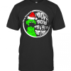 Grinch Social Distancing I Wouldnt Touch You With A 39 12 Foot Pole Christmas T-Shirt