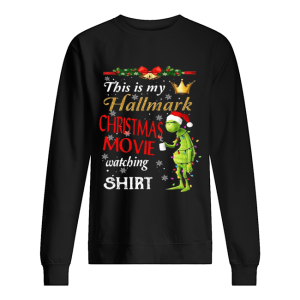 Grinch fairy light this is my hallmark christmas movie watching shirt Grinch fairy light this is my hallmark christmas movie watching shirt
