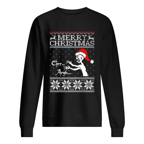 Grr Argh Vampire Monster Merry Christmas Ugly shirt