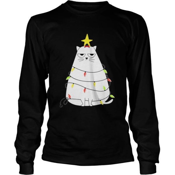 Grumpy Cat Christmas Tree Shirt