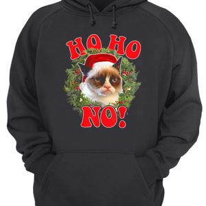 Grumpy Cat Ho Ho No Christmas Wreath Holiday Graphic shirt 2 Grumpy Cat Ho Ho No Christmas Wreath Holiday Graphic shirt 3