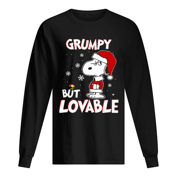 Grumpy but lovable Snoopy Christmas shirt