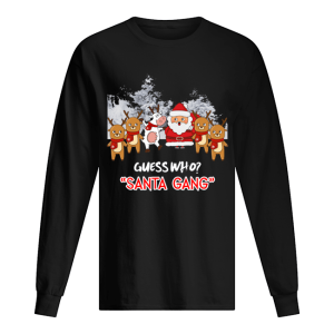 Guess who Santa Gang and Cow shirt Guess who Santa Gang and Cow shirt