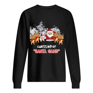 Guess who Santa Gang and Cow shirt Guess who Santa Gang and Cow shirt
