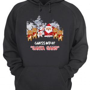 Guess who Santa Gang and Cow shirt 3