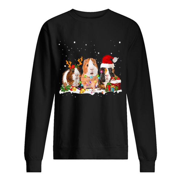 Guinea Pig Santa Christmas shirt