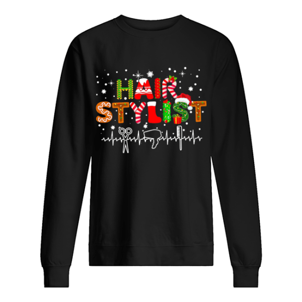 Hair Stylist Merry Christmas shirt