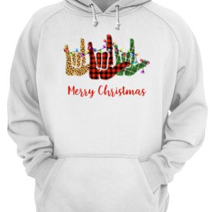 Hand I Love You Merry Christmas shirt 3