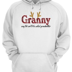 granny way too cool to be called grandmother christmas shirt 3