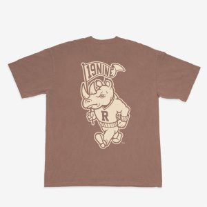 19nine Monochromatic Logo Heavy T 5