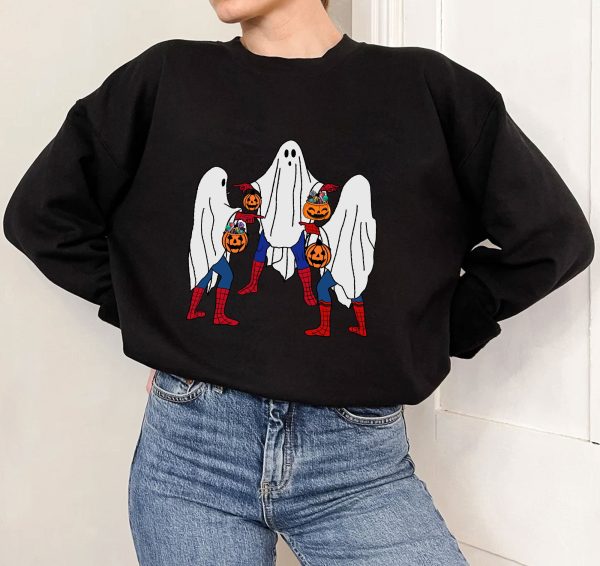 3 Spiderman Halloween Sweatshirt