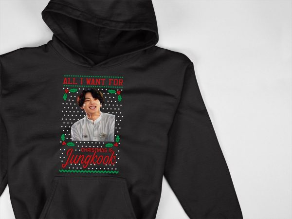 All I Want For Christmas Is Jungkook Ugly Sweatshirt