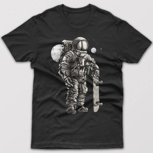 Astronaut Skater T shirt 1