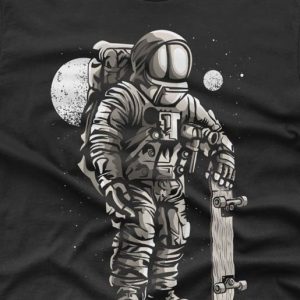 Astronaut Skater T shirt 2