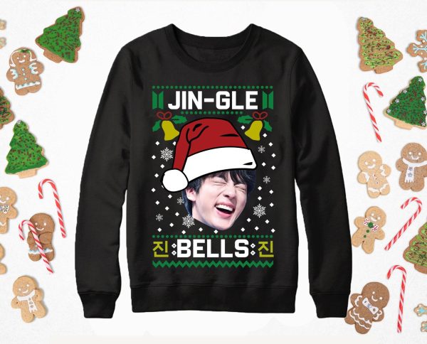 BTS Jin All I Want For Christmas Is Ugly Sweatshirt