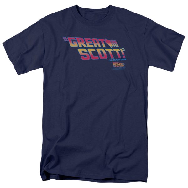 Back To The Future Great Scott Mens T Shirt