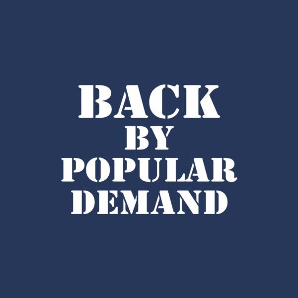 Back by popular demand – T-shirt