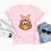 Bandana Turkey Face Family Matching Thanksgiving T-Shirt