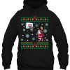 Basketball Santa Claus Dunking Ugly Christmas Funny Hoodie Shirt