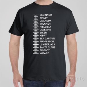 Beard length chart – T-shirt Beard length chart – T-shirt