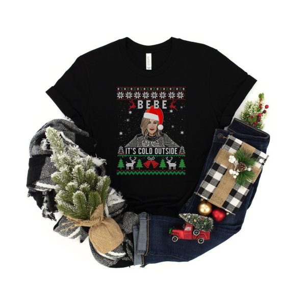 Bebe It’s Cold Outside In Ugly Christmas Moira Rose Sweatshirt