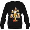 Beer Xmas Tree Christian Christmas Sweatshirts