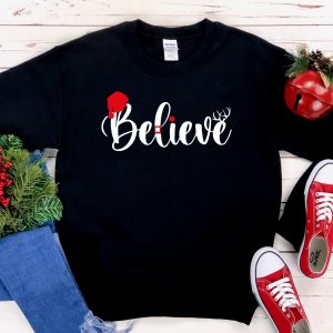 Believe Christmas Holiday Party Gifts Shirt