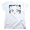 Betty Boop Close Up Womens T Shirt