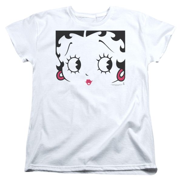Betty Boop Close Up Womens T Shirt