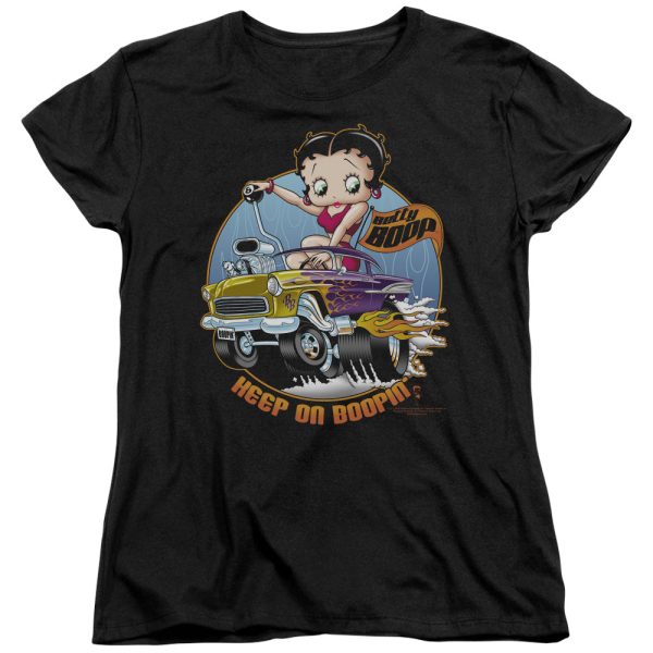 Betty Boop Keep On Boopin Womens T Shirt