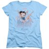 Betty Boop Pink Champagne Womens T Shirt