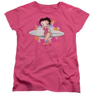 Betty Boop Surf Womens T Shirt