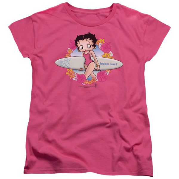 Betty Boop Surf Womens T Shirt