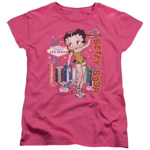 Betty Boop Wet Your Whistle Womens T Shirt