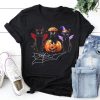 Black Cat Halloween Shirt Funny Gift For Lover Oversized Tshirt Comfort Colors Women