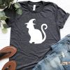 Black Cat Shirts Halloween Oversized Shirt Comfort Colors
