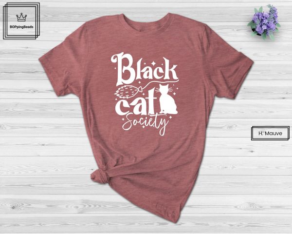 Black Cat Society Oversized Tshirt Comfort Colors