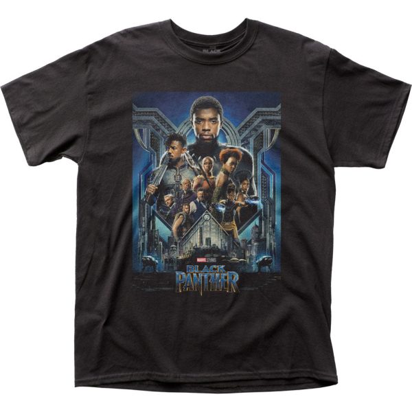 Black Panther Poster Mens T Shirt