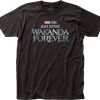Black Panther Wakanda Forever Title Mens T Shirt